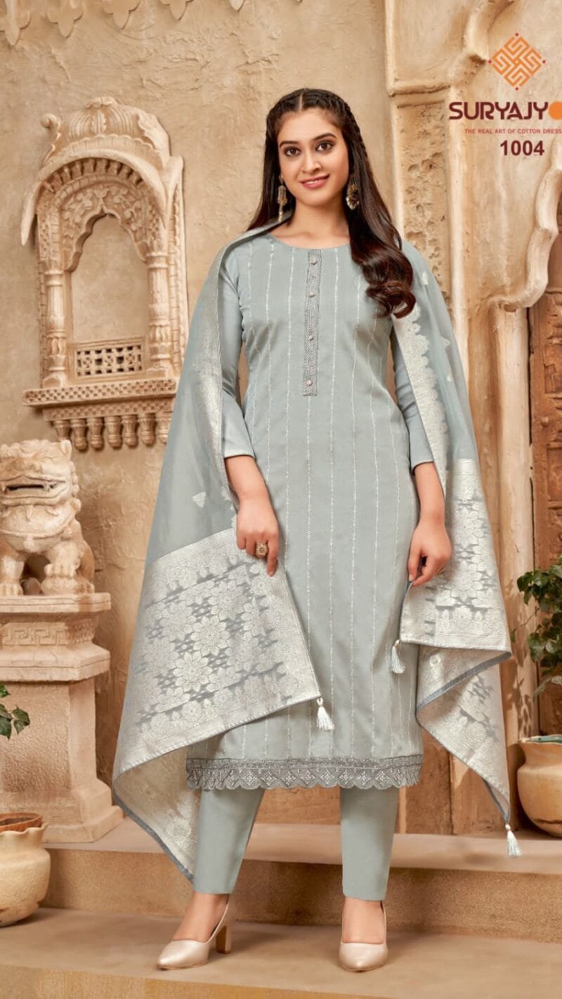 Khanak Advance Vol 1 Suryajyoti Wholesale Dress Material