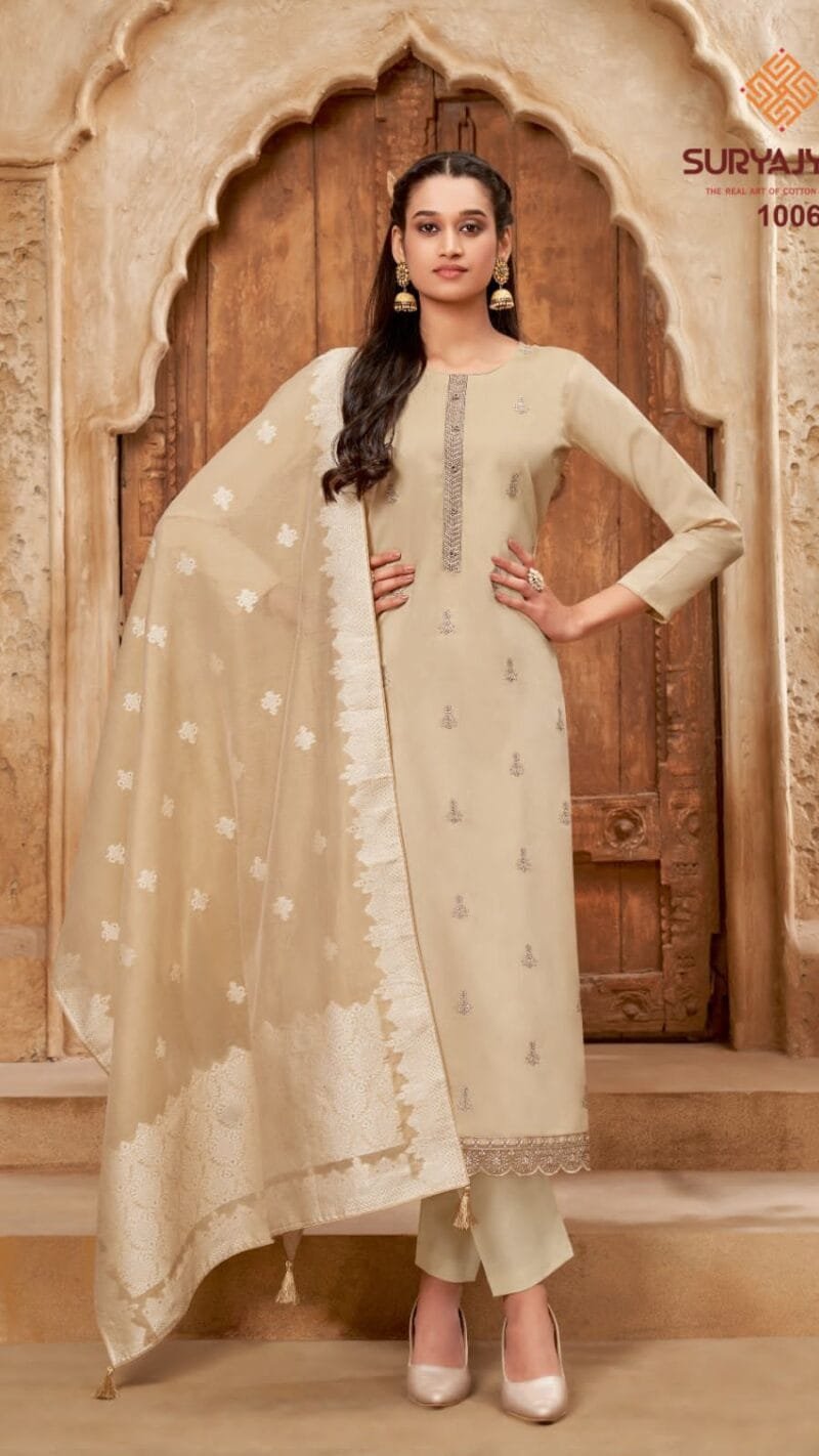Khanak Advance Vol 1 Suryajyoti Wholesale Dress Material