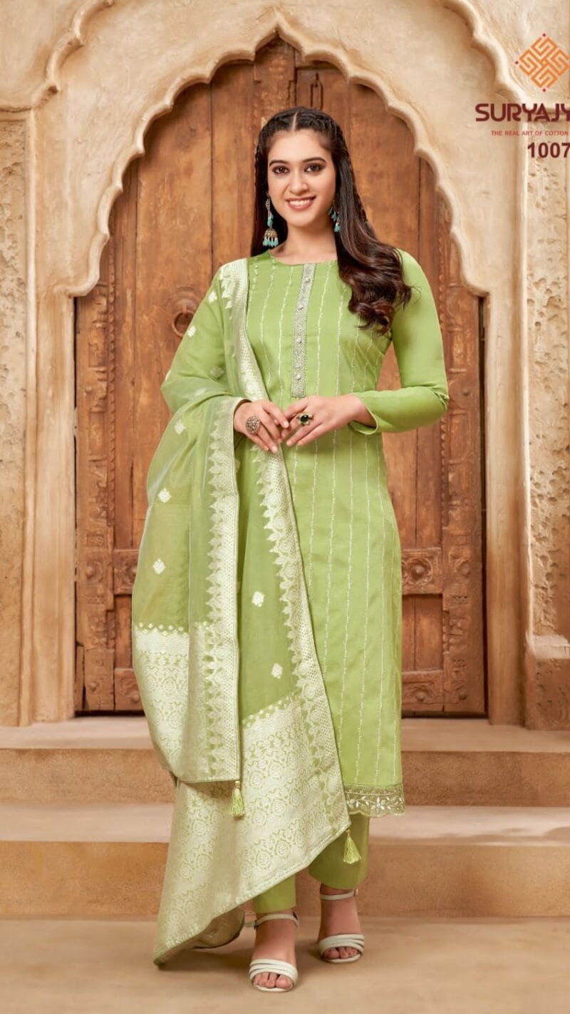Khanak Advance Vol 1 Suryajyoti Wholesale Dress Material