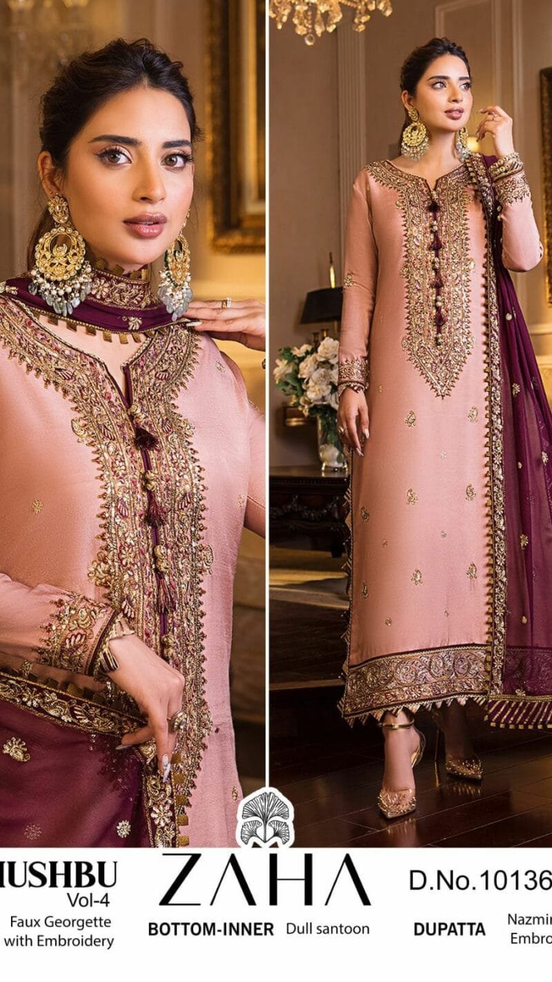Khushbu Vol 4 Zaha Pakistani Salwar Suits