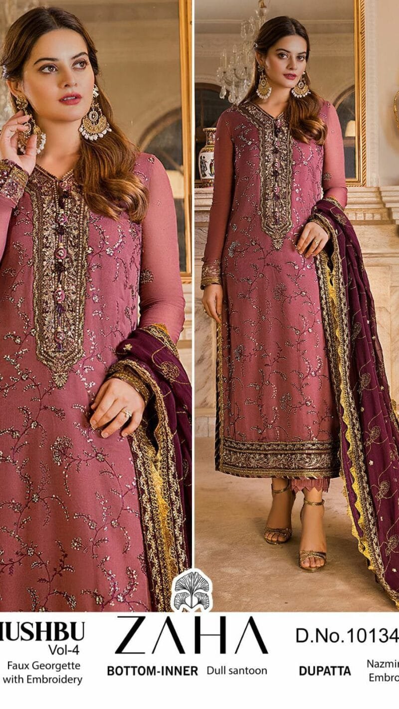 Khushbu Vol 4 Zaha Pakistani Salwar Suits