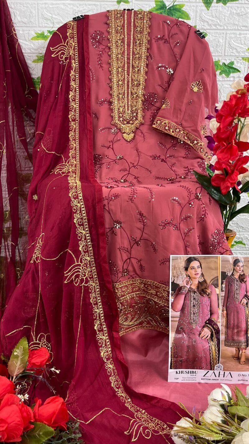Khushbu Vol 4 Zaha Pakistani Salwar Suits