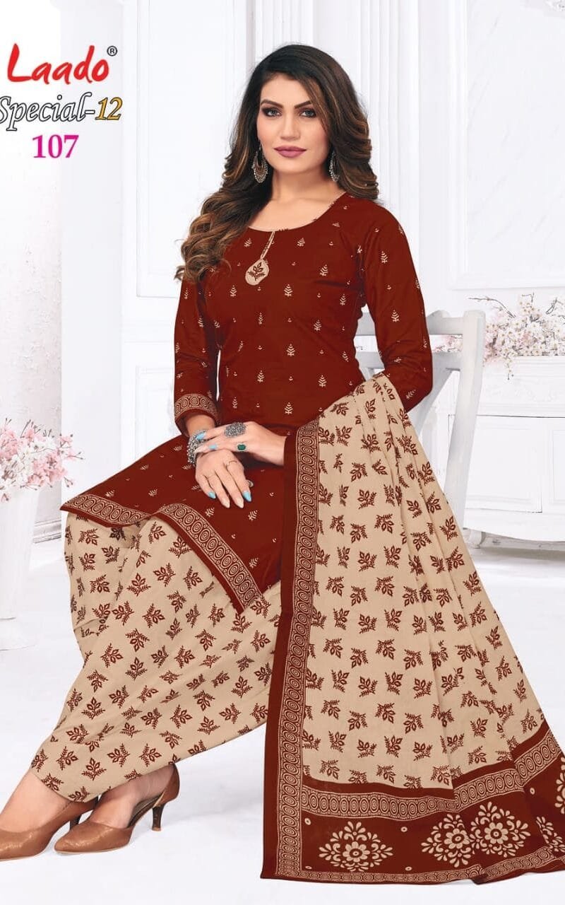 Laado Special Vol 12 Wholesale Cotton Dress Material
