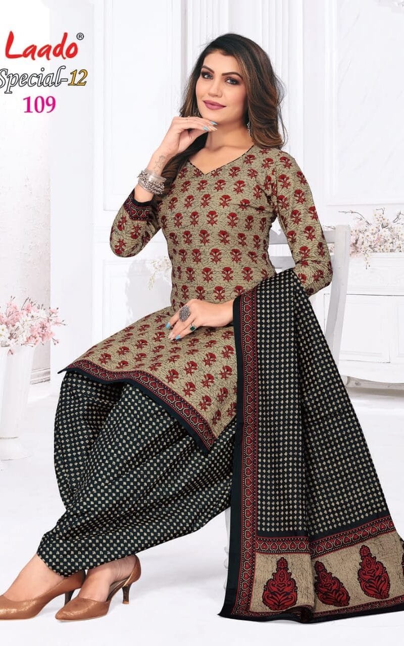 Laado Special Vol 12 Wholesale Cotton Dress Material