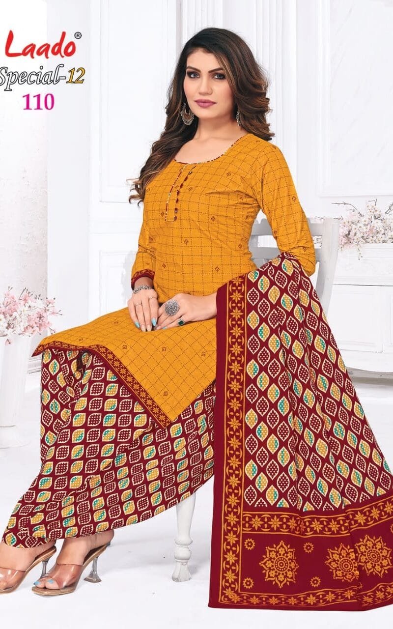 Laado Special Vol 12 Wholesale Cotton Dress Material