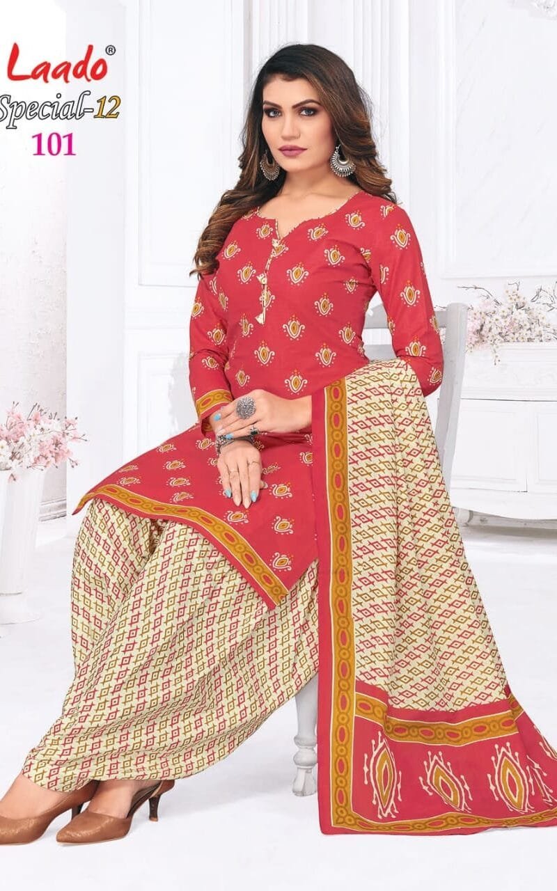 Laado Special Vol 12 Wholesale Cotton Dress Material