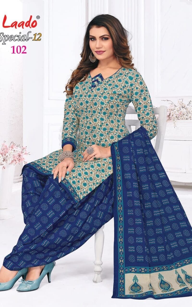 Laado Special Vol 12 Wholesale Cotton Dress Material