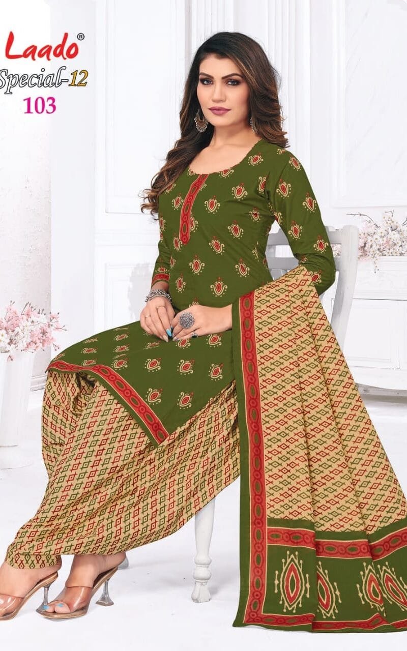 Laado Special Vol 12 Wholesale Cotton Dress Material