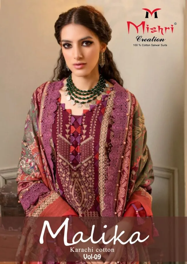 Mallika Vol 9 Mishri Wholesale Cotton Dress Material