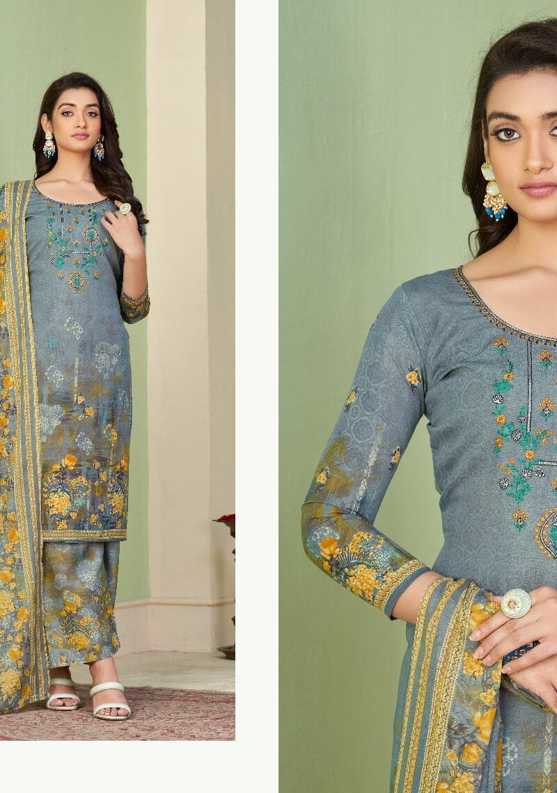Masakali Fyra Designing Hub Alok Suit Pure Soft Cotton Kashmiri Print