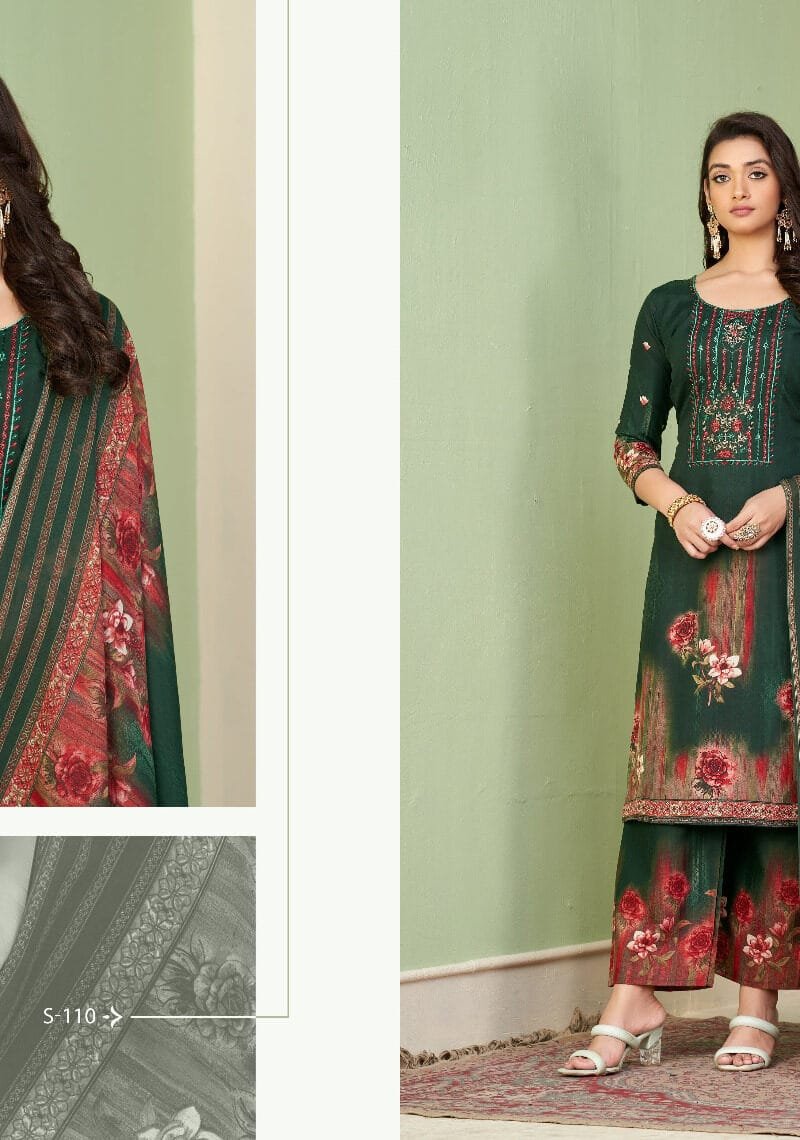 Masakali Fyra Designing Hub Alok Suit Pure Soft Cotton Kashmiri Print