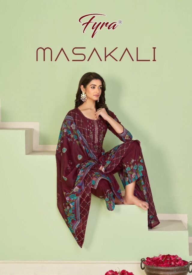 Masakali Fyra Designing Hub Alok Suit Pure Soft Cotton Kashmiri Print