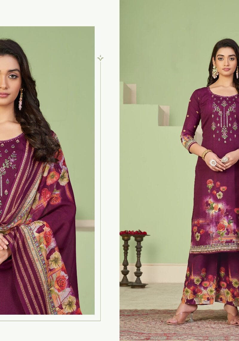 Masakali Fyra Designing Hub Alok Suit Pure Soft Cotton Kashmiri Print