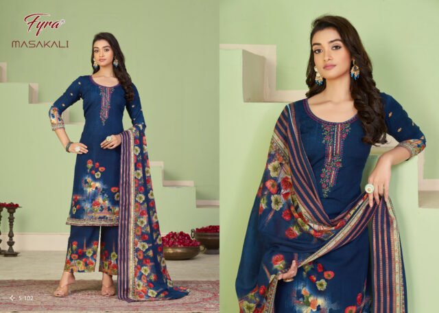 Masakali Fyra Designing Hub Alok Suit Pure Soft Cotton Kashmiri Print