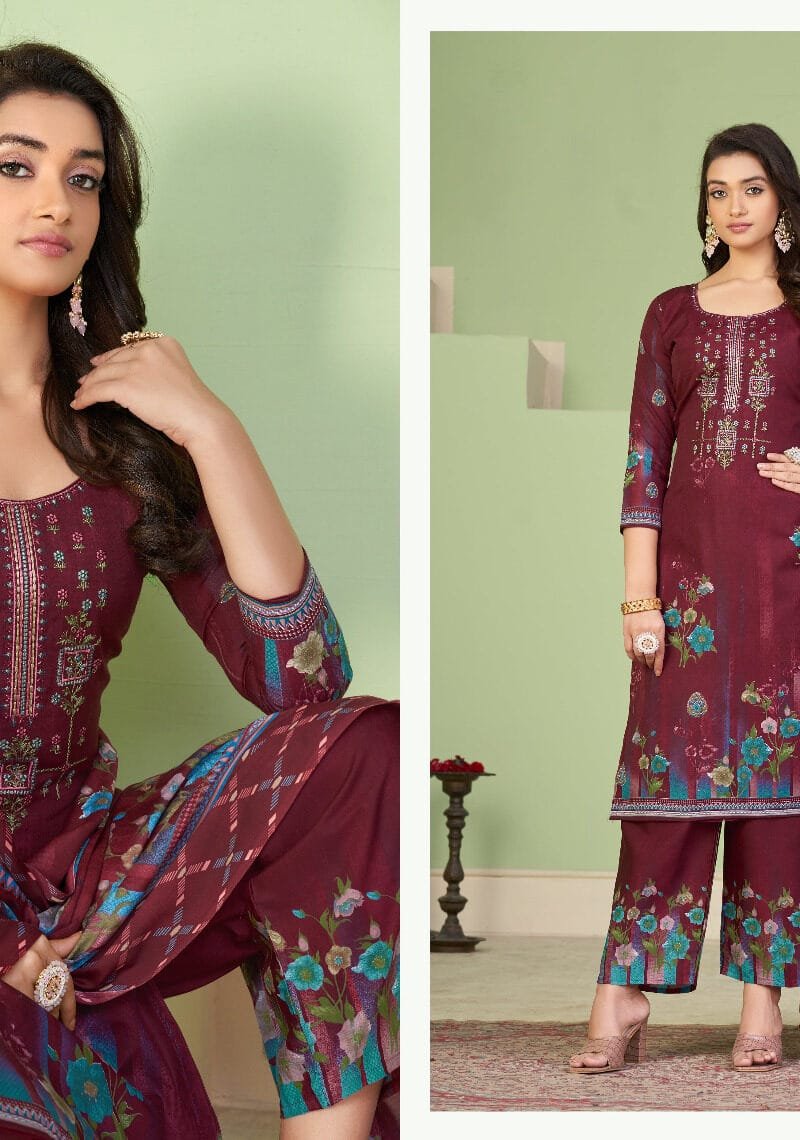Masakali Fyra Designing Hub Alok Suit Pure Soft Cotton Kashmiri Print