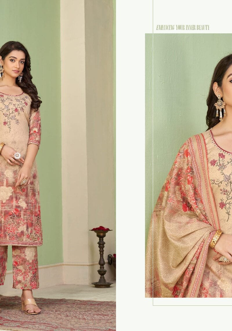 Masakali Fyra Designing Hub Alok Suit Pure Soft Cotton Kashmiri Print