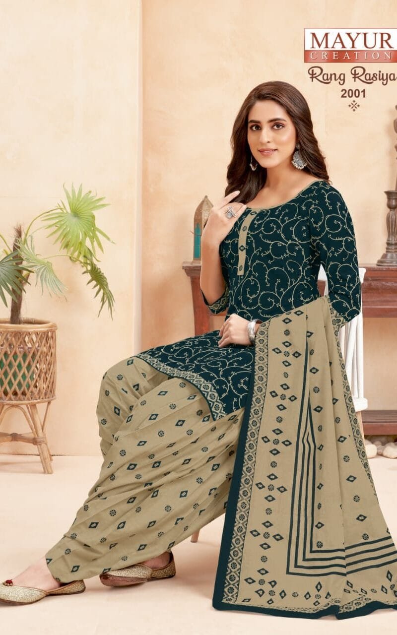 Mayur Rang Rasiya Vol 2 Wholesale Cotton Dress Material