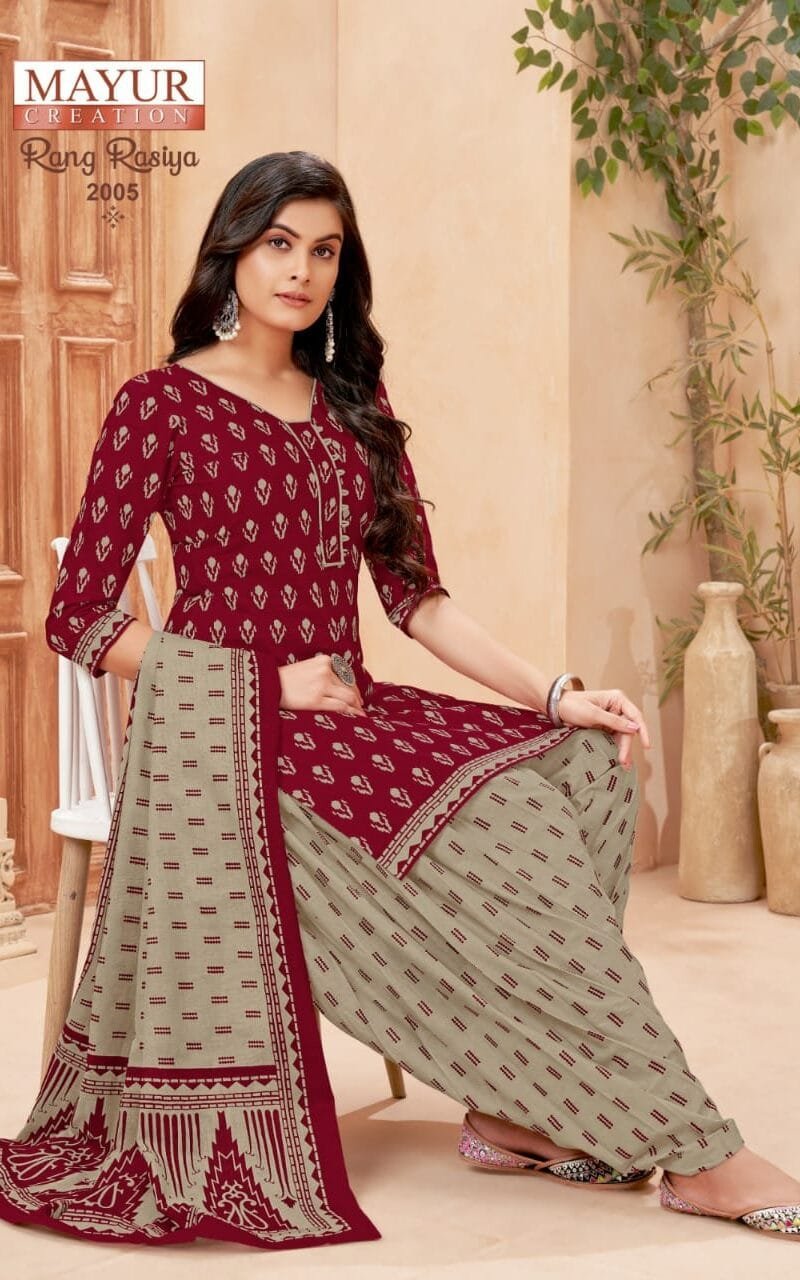 Mayur Rang Rasiya Vol 2 Wholesale Cotton Dress Material