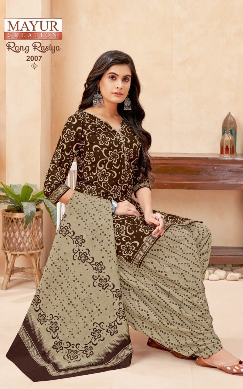 Mayur Rang Rasiya Vol 2 Wholesale Cotton Dress Material