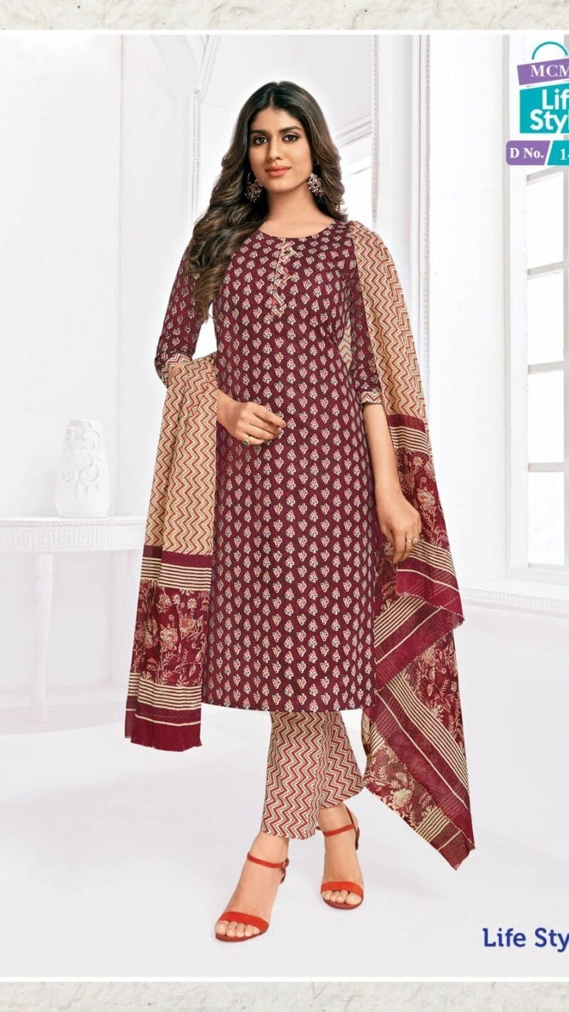 Mcm LifeStyle Vol 3 Readymade Salwar Suits 3 Pcs Set