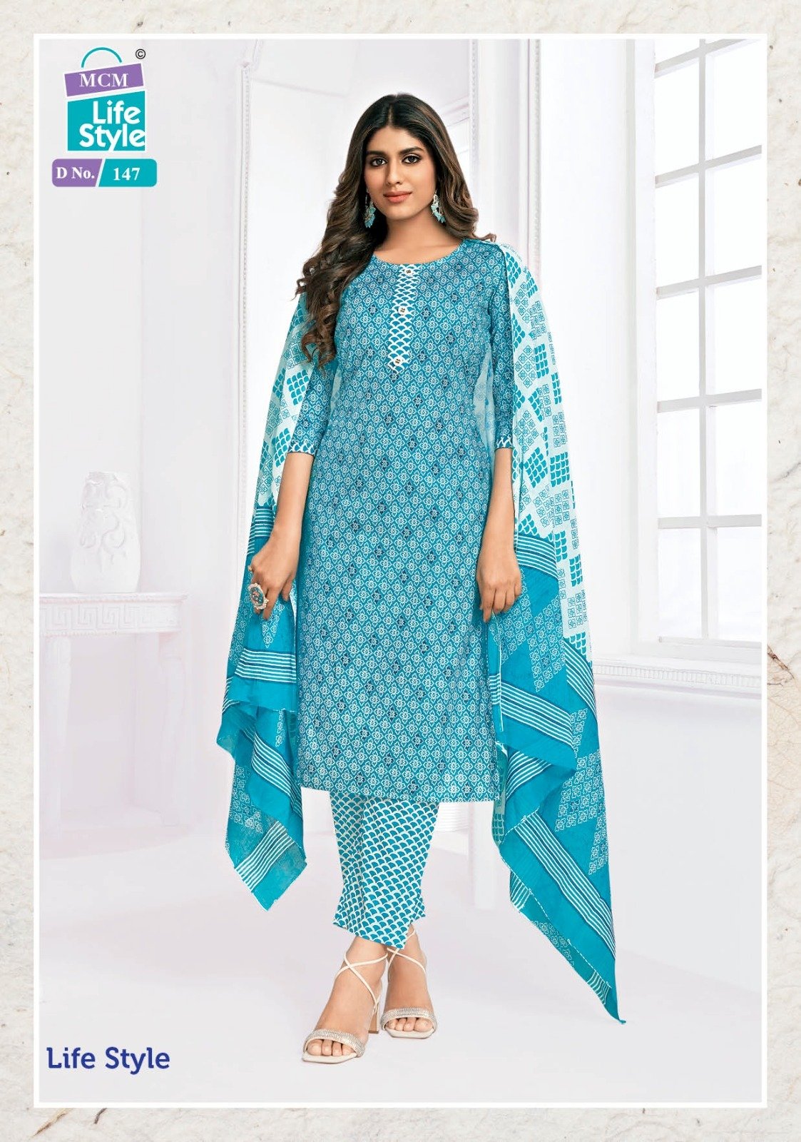  Readymade Cotton Fabric Churidar Designer Salwar Suit