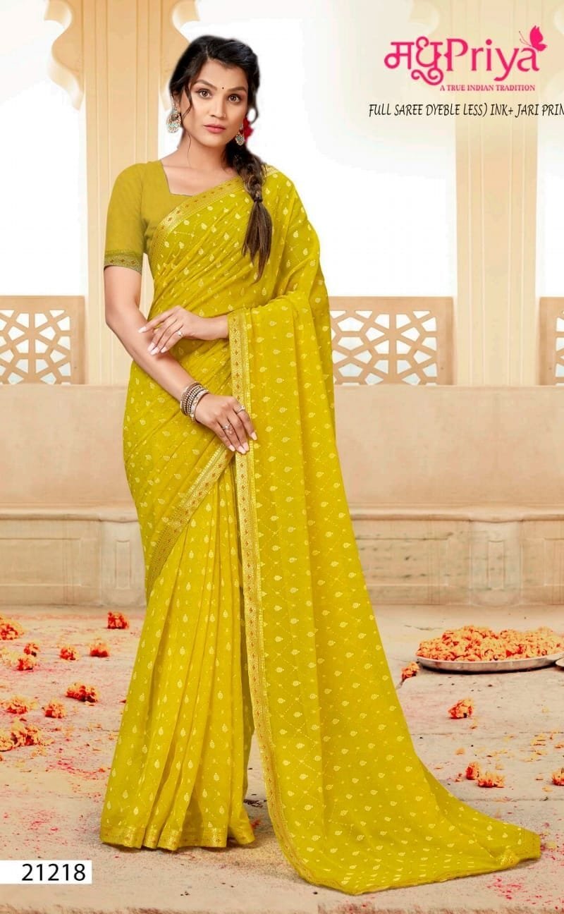 Mukti Vol 3 Jari Print Madhu Priya Wholesale Saree