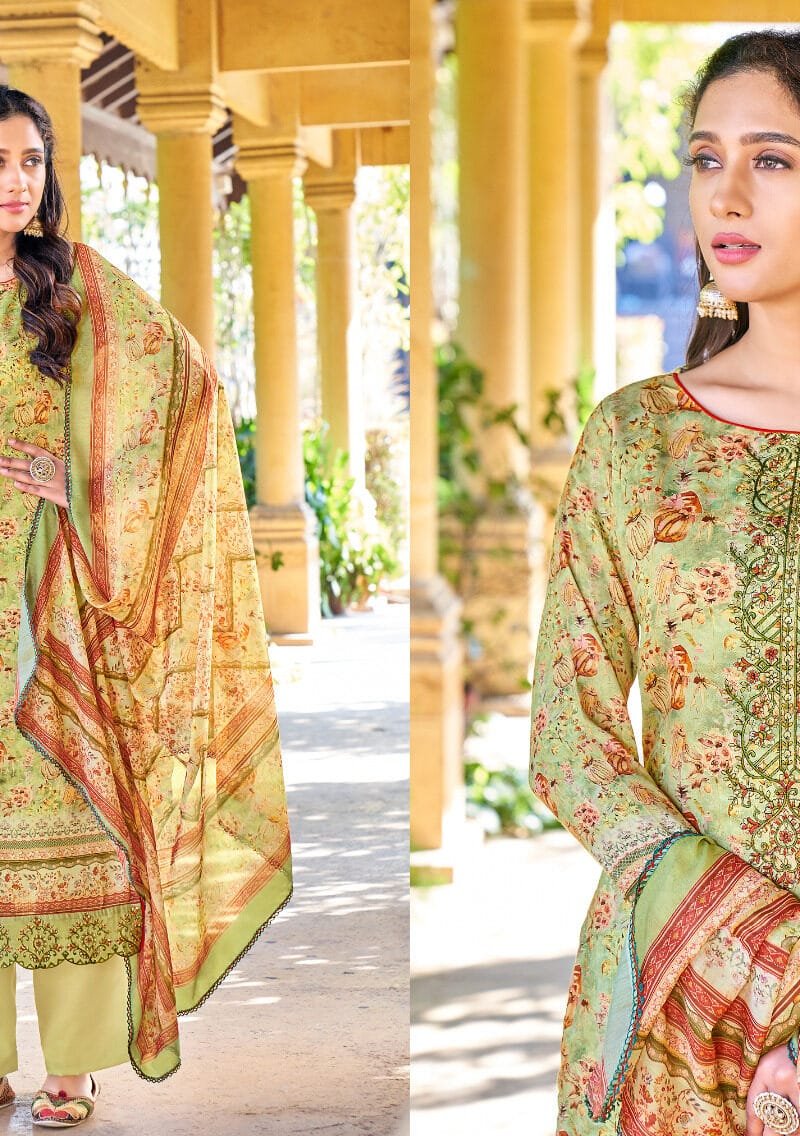 Mumtaz Alok Suit Pure Zam Digital Designer Print with Embroidery