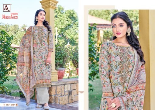 Mumtaz Alok Suit Pure Zam Digital Designer Print with Embroidery