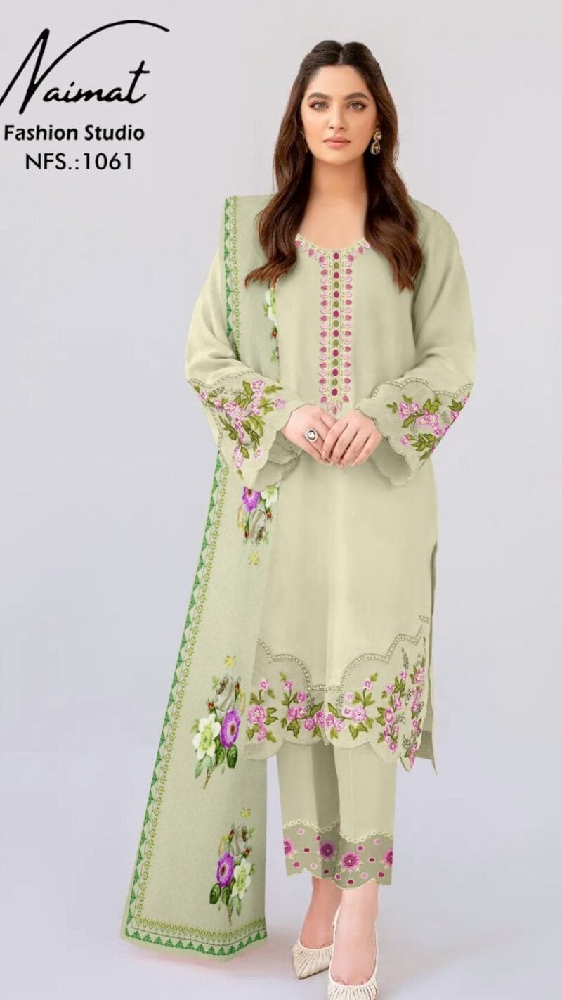 Naimat Fashoin Studio NFS-1061 Readymade Embroidery Classy Collection