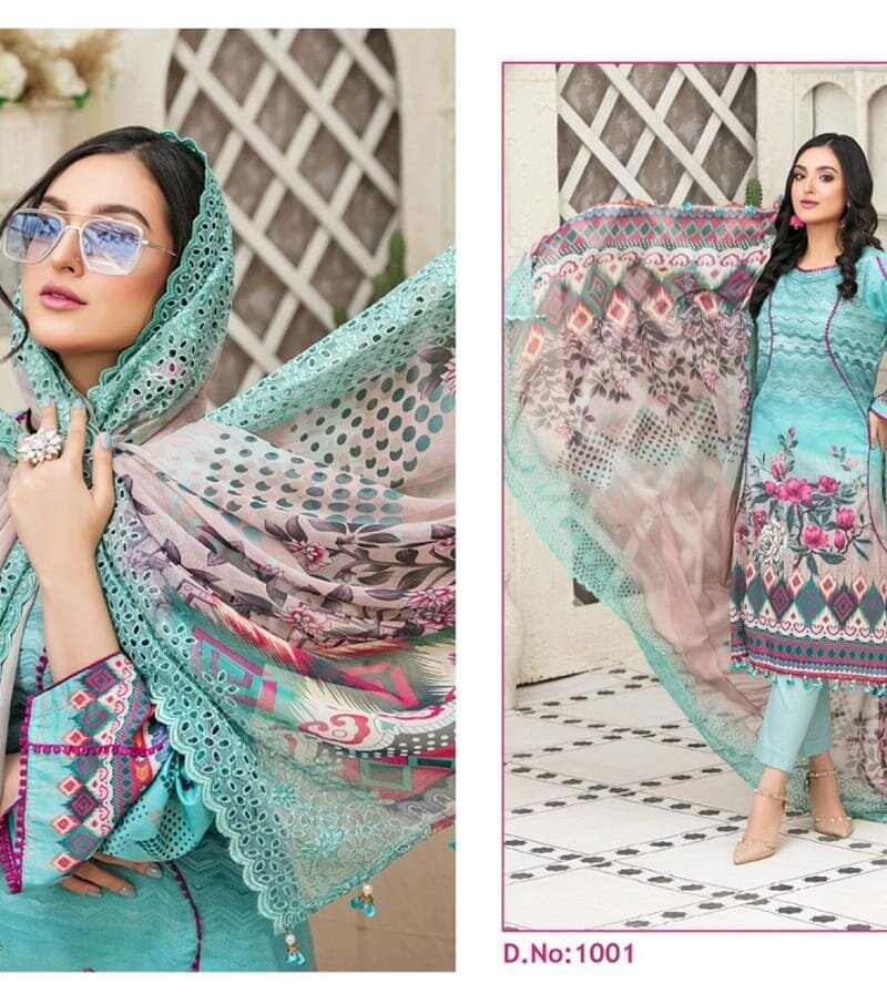 Nazakat Exclusive Karachi Collection Wholesale Cotton Dress Material
