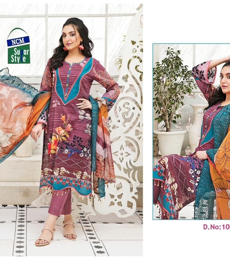Nazakat Exclusive Karachi Collection Wholesale Cotton Dress Material