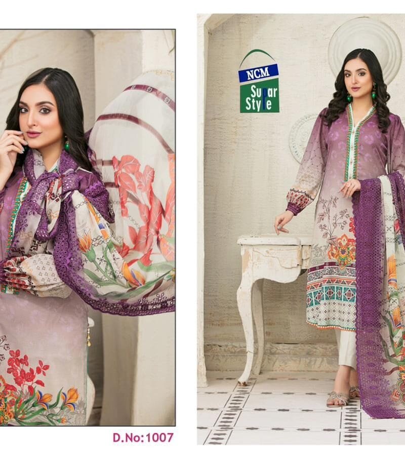 Nazakat Exclusive Karachi Collection Wholesale Cotton Dress Material