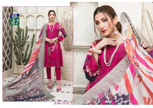 Nazakat Exclusive Karachi Collection Wholesale Cotton Dress Material