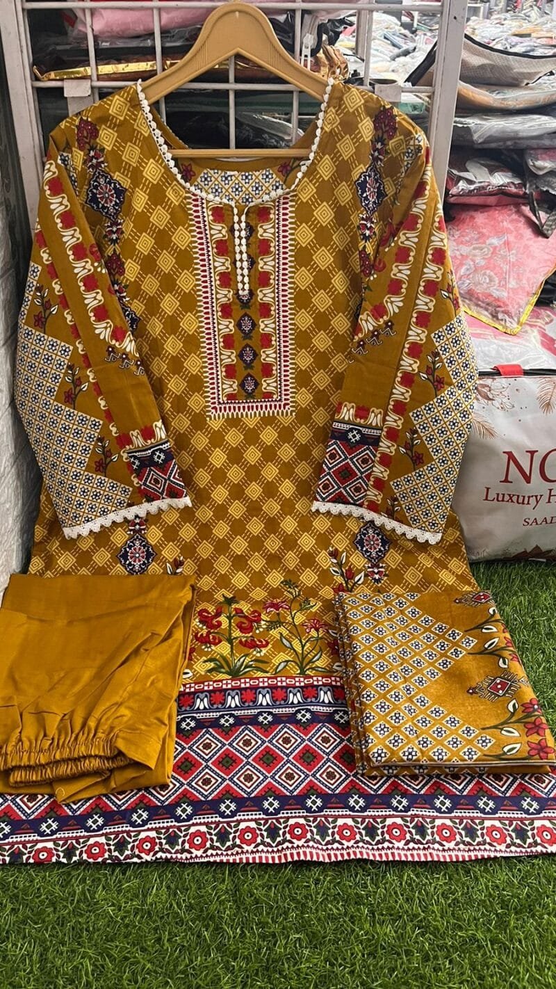 Noor Luxury Heavy Cotton Saadia Asad Readymade Lawn Collection