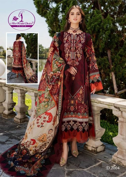 Nooraniyat Vol 2 Miss World Choice Wholesale Cotton Dress Material