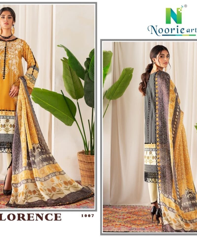 Noorie Art Florence Pure Superior Cambric Cotton Digital Printed Suits