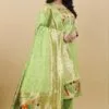 Paithani Silk With Jacquard Work Wholesale Dress Material