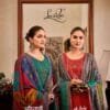 Panihari Levisha Zam Cotton Negative Print With Heavy Embroidery