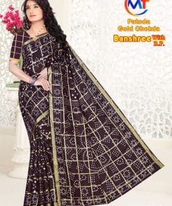 Patola Gold Pure Cotton Wholesale Saree