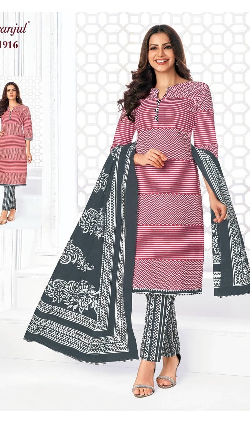 Pranjul Priyanka Vol 19 Wholesale Cotton Dress Material