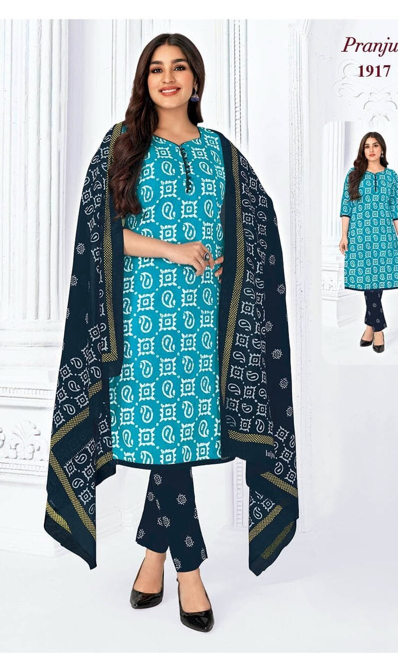 Pranjul Priyanka Vol 19 Wholesale Cotton Dress Material