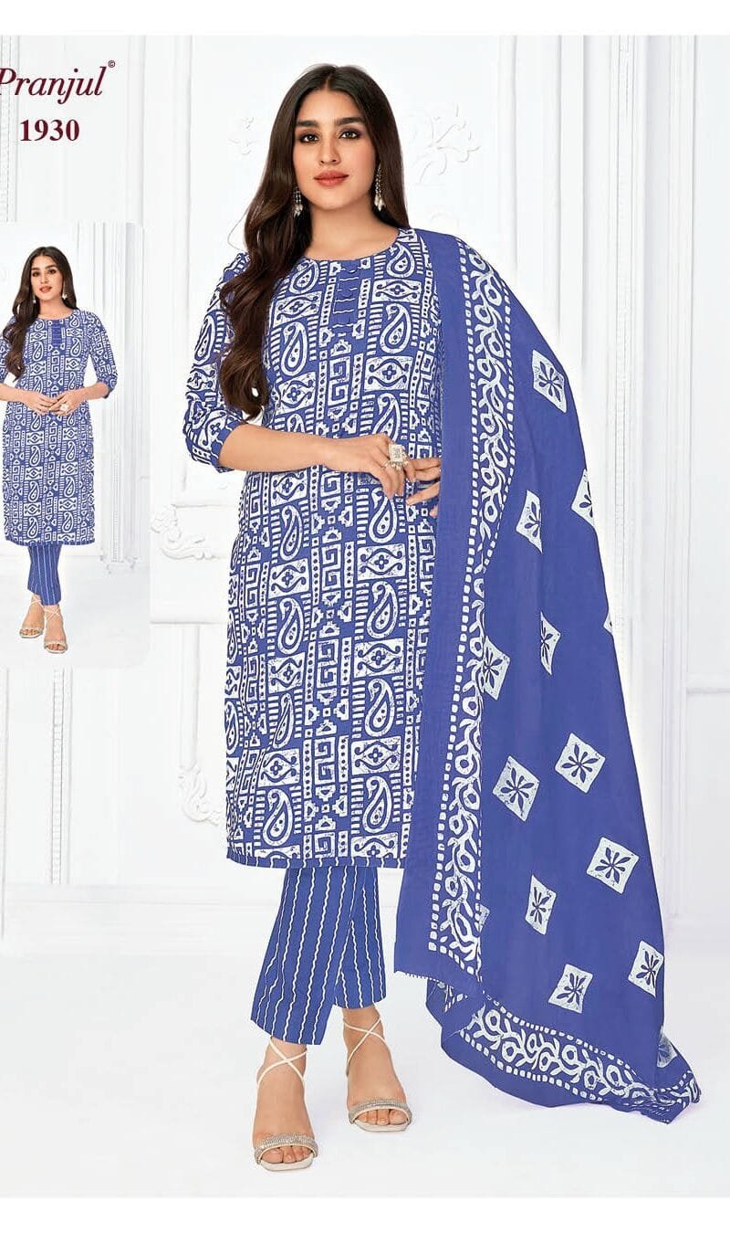 Pranjul Priyanka Vol 19 Wholesale Cotton Dress Material