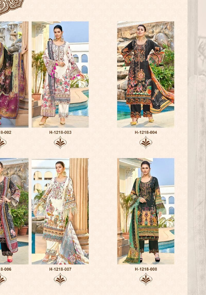 QURBAT Vol 11 Alok Suit Zam Cotton Digital Pakistani Print with Fancy Embroidery