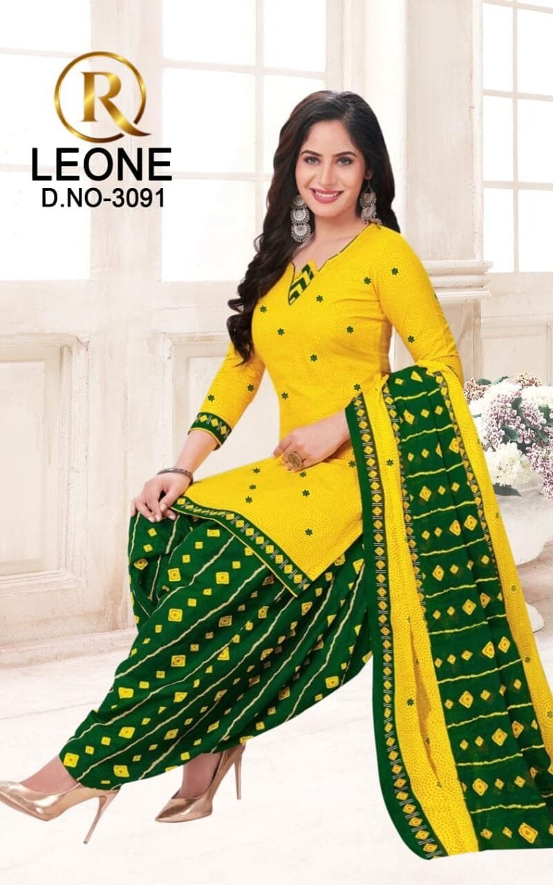 R Leone Synthetic Selection Wholesale Dress Material