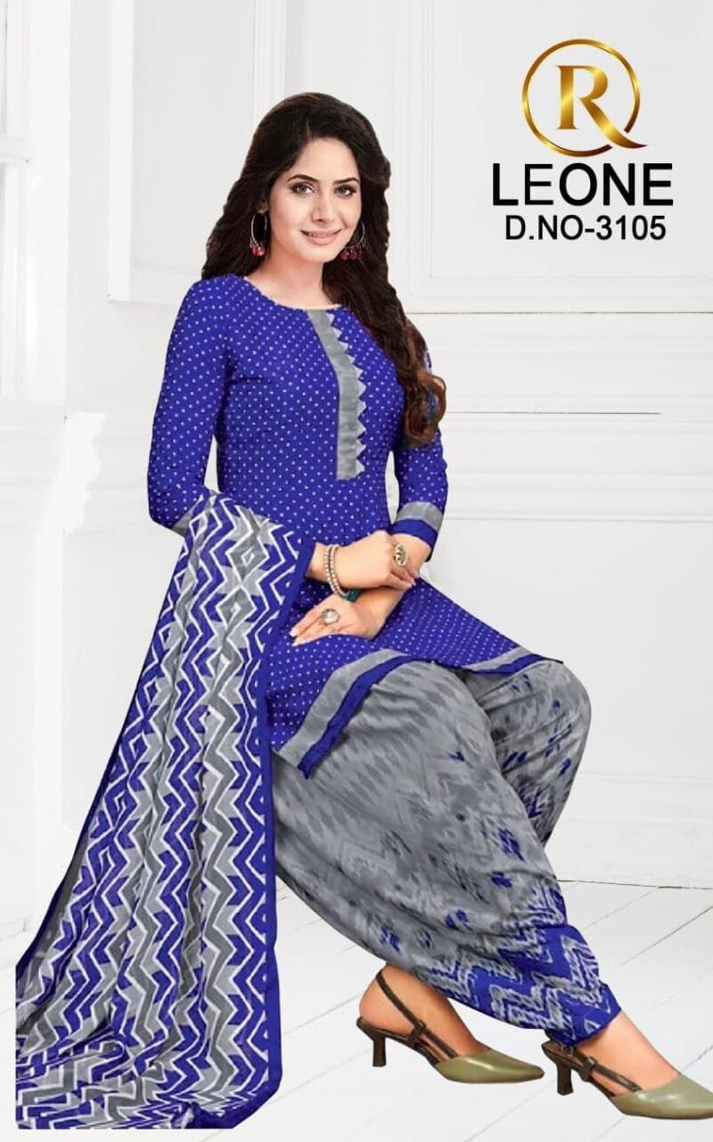 R Leone Synthetic Selection Wholesale Dress Material