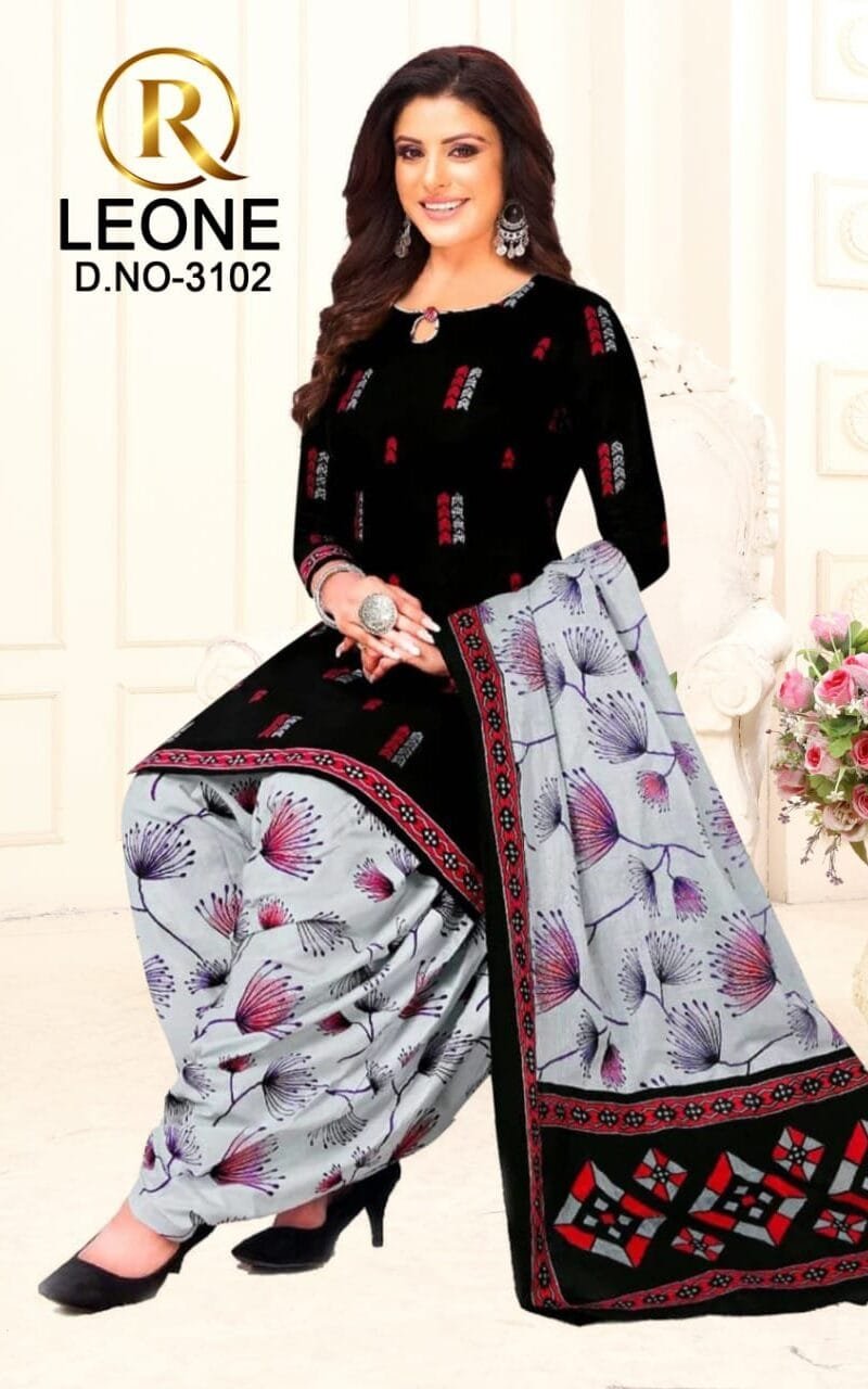 R Leone Synthetic Selection Wholesale Dress Material