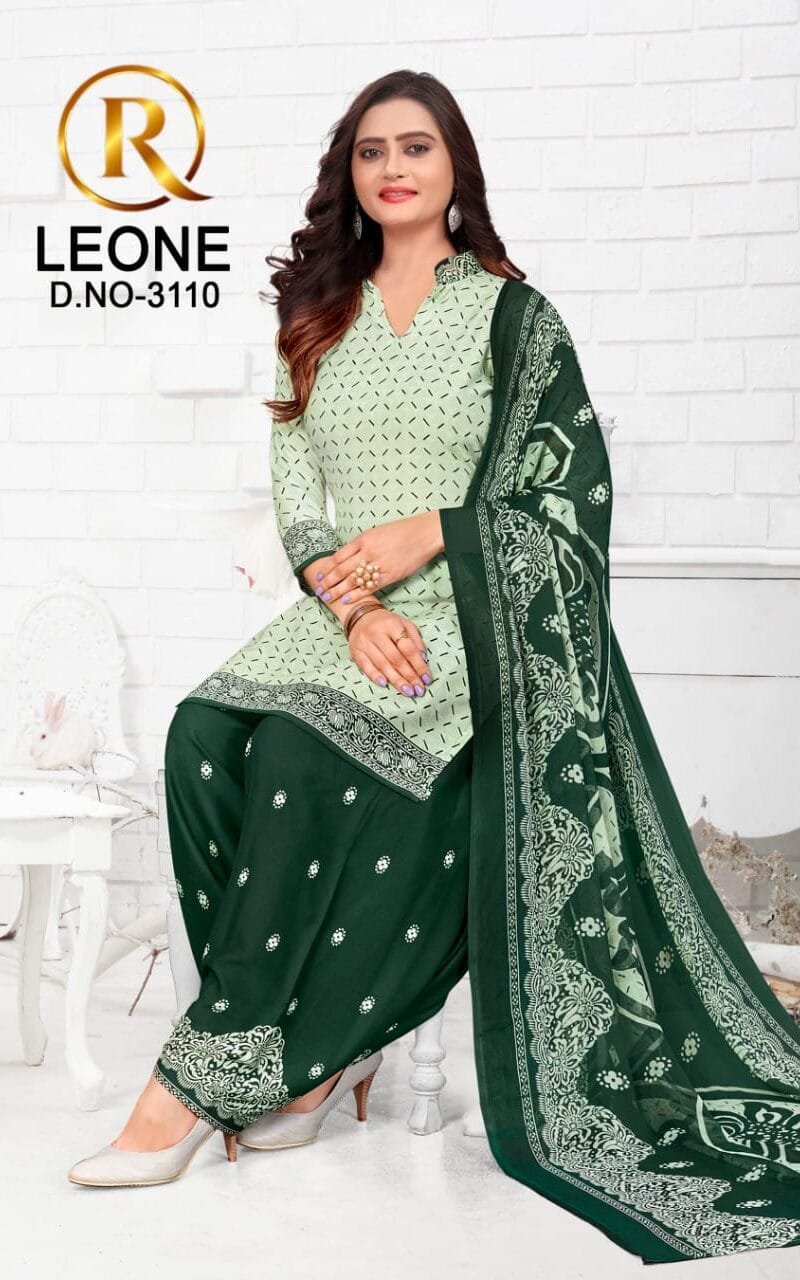 R Leone Synthetic Selection Wholesale Dress Material