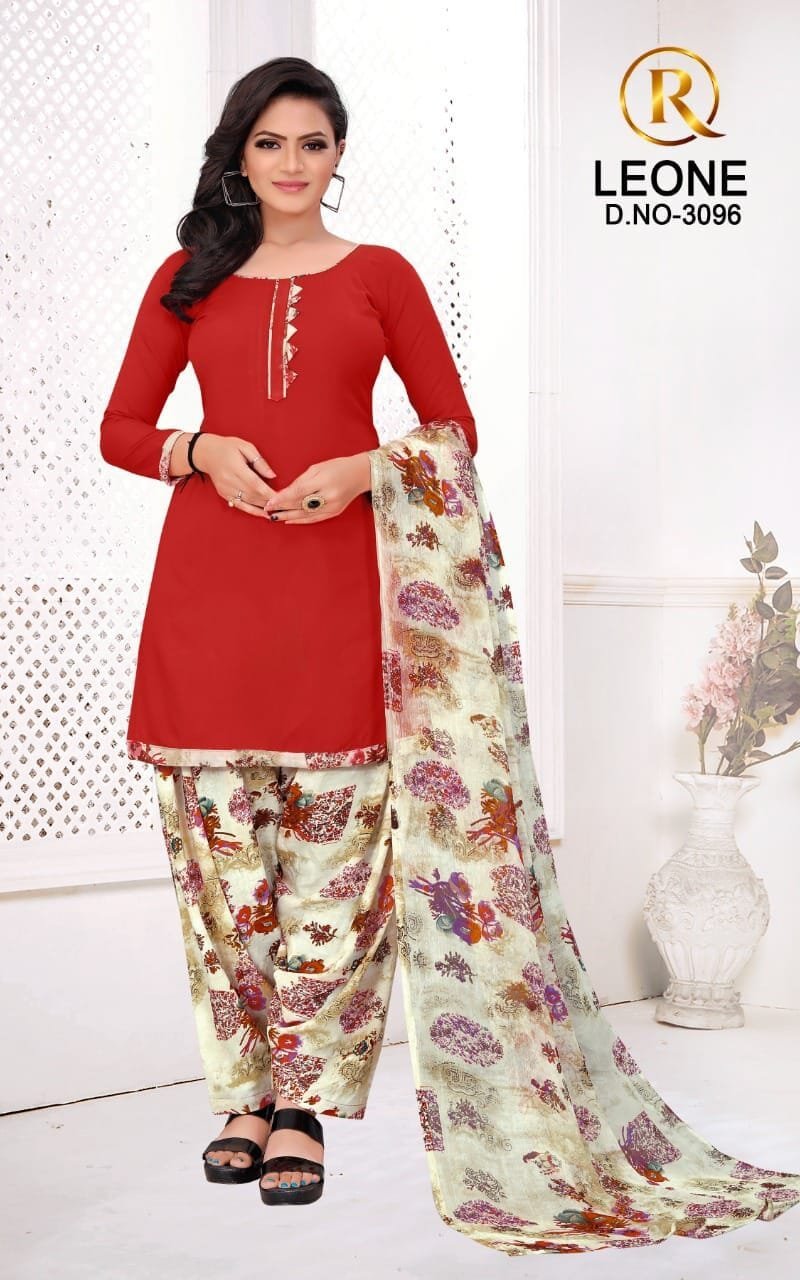 R Leone Synthetic Selection Wholesale Dress Material