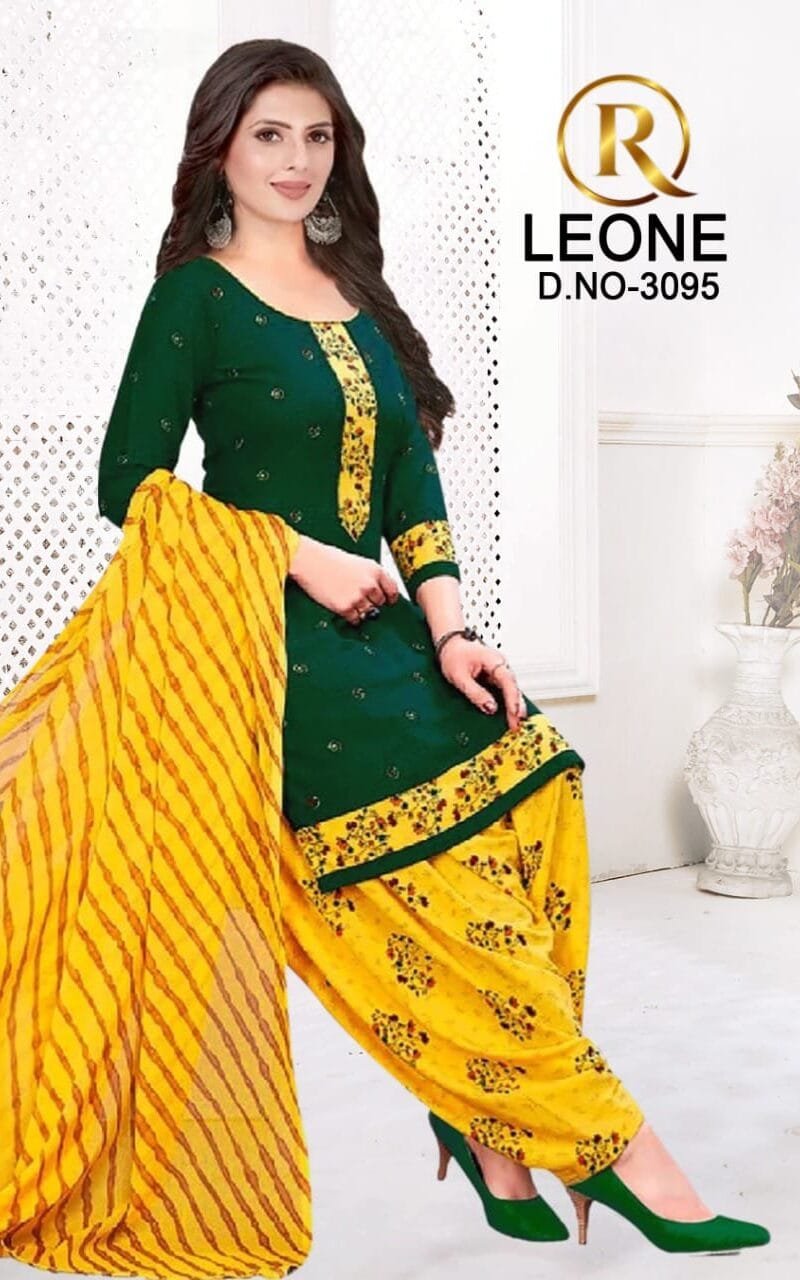 R Leone Synthetic Selection Wholesale Dress Material