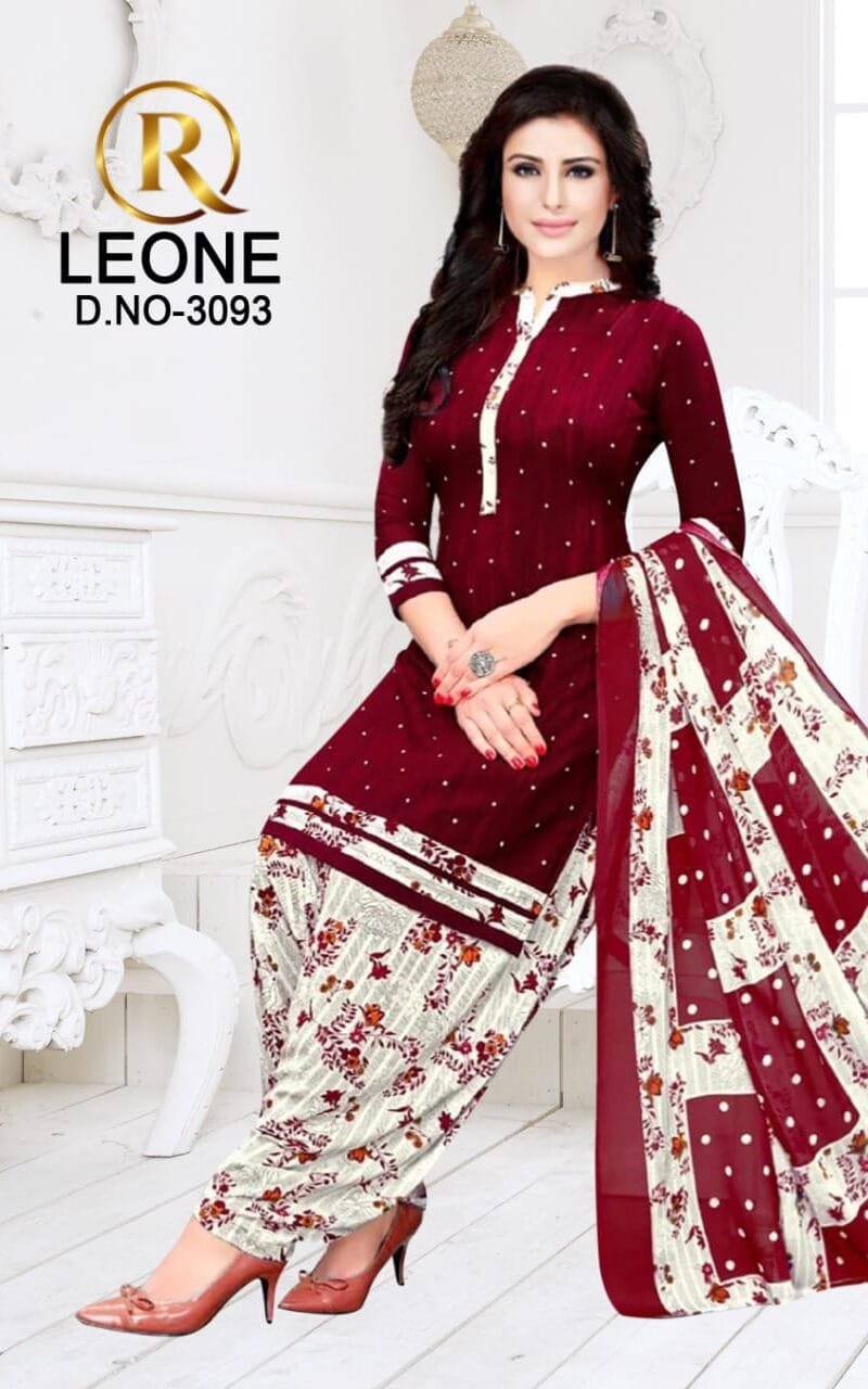 R Leone Synthetic Selection Wholesale Dress Material